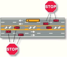 RoadwayOfFourLanesOrMoreWithACenterTurningLane